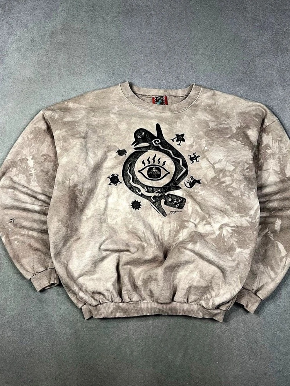 Dagoli Tie-Dye Graphic Crewneck XL Vintage